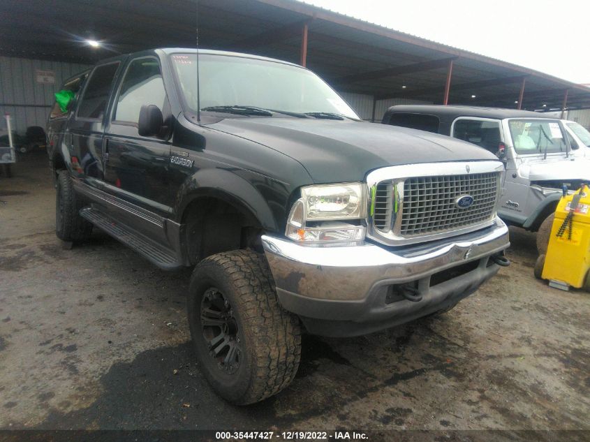 2002 Ford Excursion Xlt Premium/Xlt VIN: 1FMNU41S42ED49780 Lot: 35447427