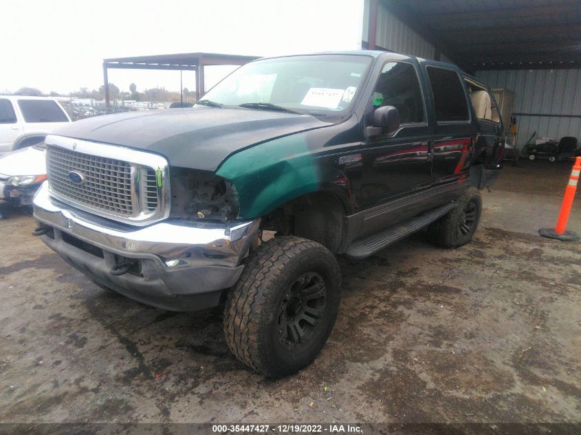 2002 Ford Excursion Xlt Premium/Xlt VIN: 1FMNU41S42ED49780 Lot: 35447427