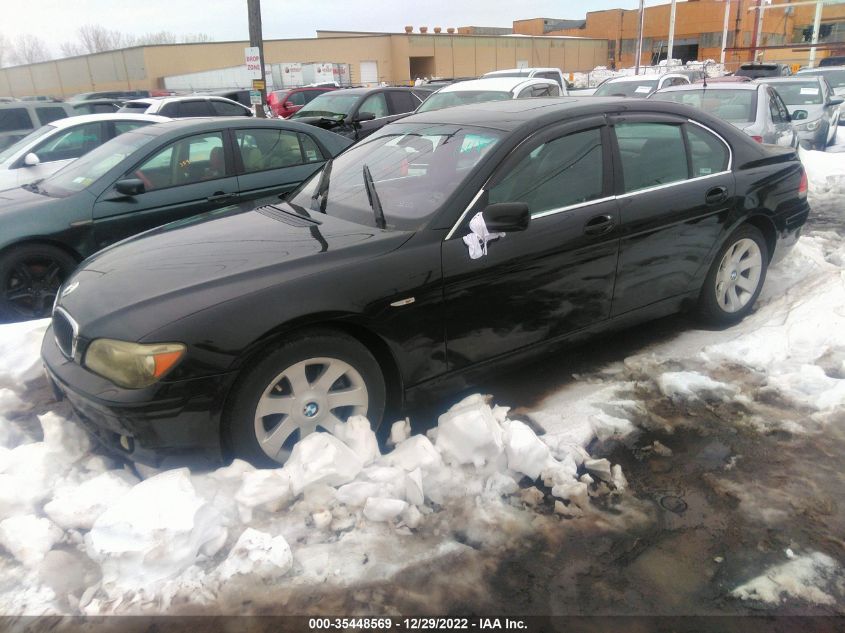 2006 BMW 750I VIN: WBAHL83596DT06855 Lot: 40179893