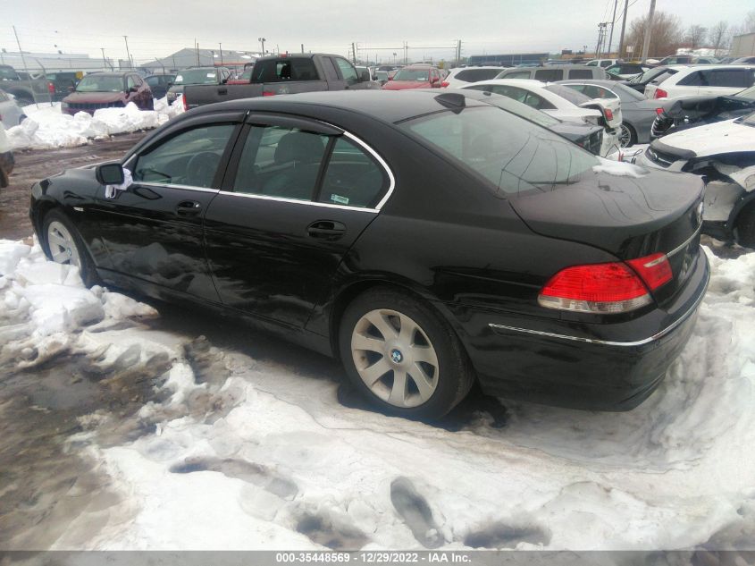 2006 BMW 750I VIN: WBAHL83596DT06855 Lot: 40179893