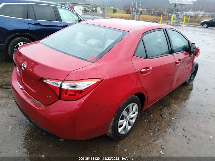 2015 Toyota Corolla Le VIN: 2T1BURHE4FC408825 Lot: 35451120