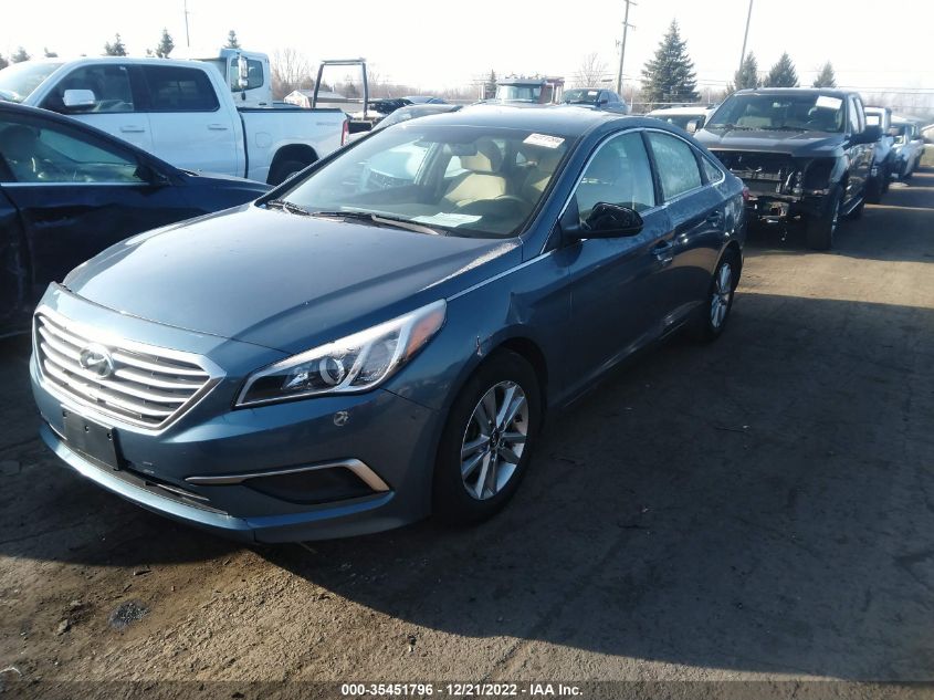 2016 Hyundai Sonata VIN: 5NPE24AF7GH410639 Lot: 35451796