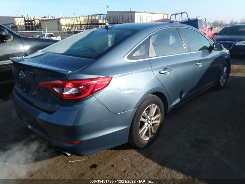 2016 Hyundai Sonata VIN: 5NPE24AF7GH410639 Lot: 35451796