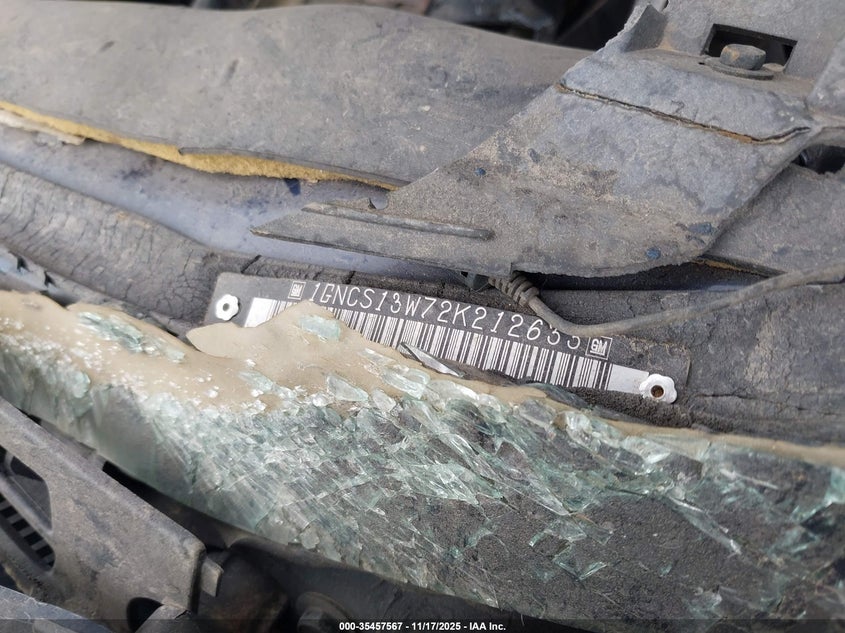 2002 Chevrolet Blazer Ls VIN: 1GNCS13W72K212633 Lot: 35457567