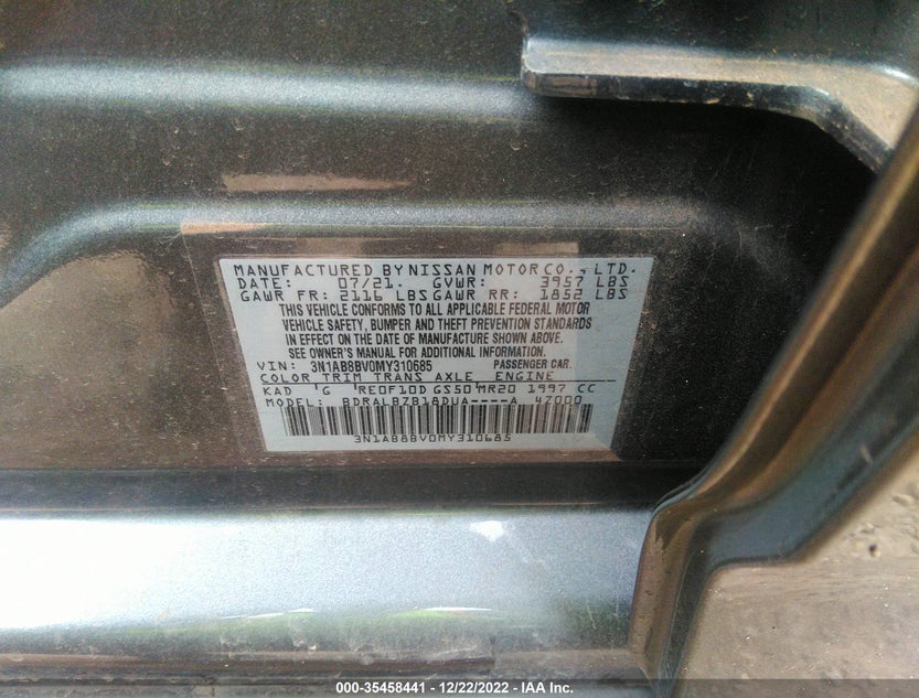3N1AB8BV0MY310685
