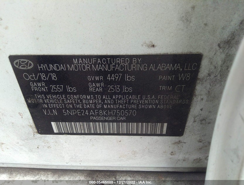 5NPE24AF8KH750570