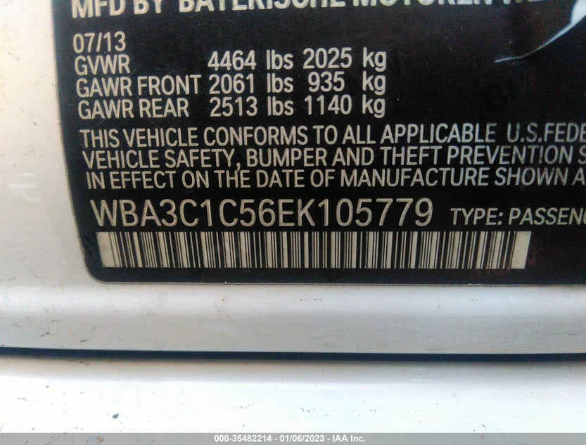 WBA3C1C56EK105779