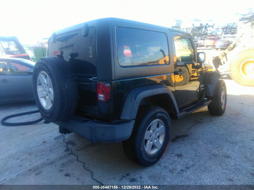 2012 Jeep Wrangler Sport VIN: 1C4AJWAG6CL251155 Lot: 35487156