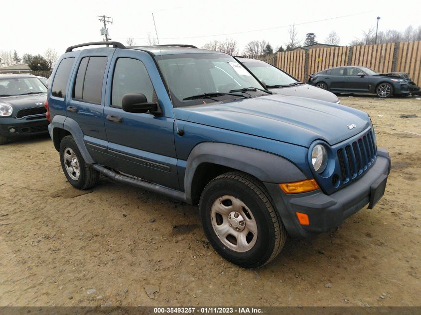 2006 Jeep Liberty Sport VIN: 1J4GL48K86W181612 Lot: 35493257