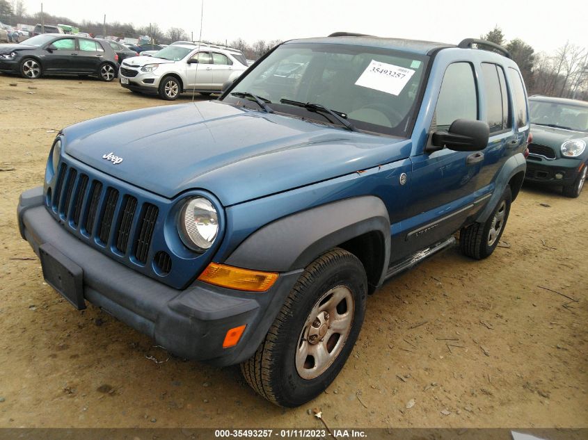 2006 Jeep Liberty Sport VIN: 1J4GL48K86W181612 Lot: 35493257