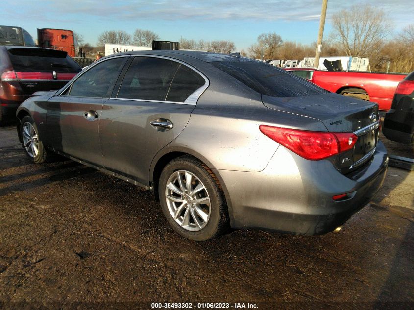 2017 Infiniti Q50 2.0T VIN: JN1CV7AR4HM681257 Lot: 35493302