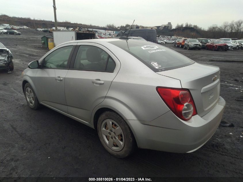 2016 Chevrolet Sonic Ls VIN: 1G1JB5SG9G4103208 Lot: 35510026