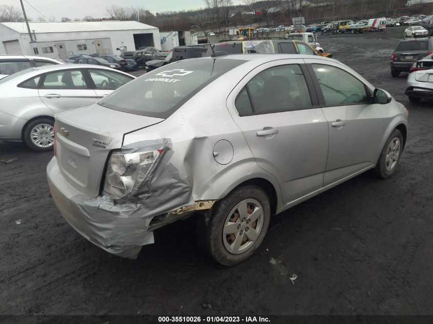 2016 Chevrolet Sonic Ls VIN: 1G1JB5SG9G4103208 Lot: 35510026