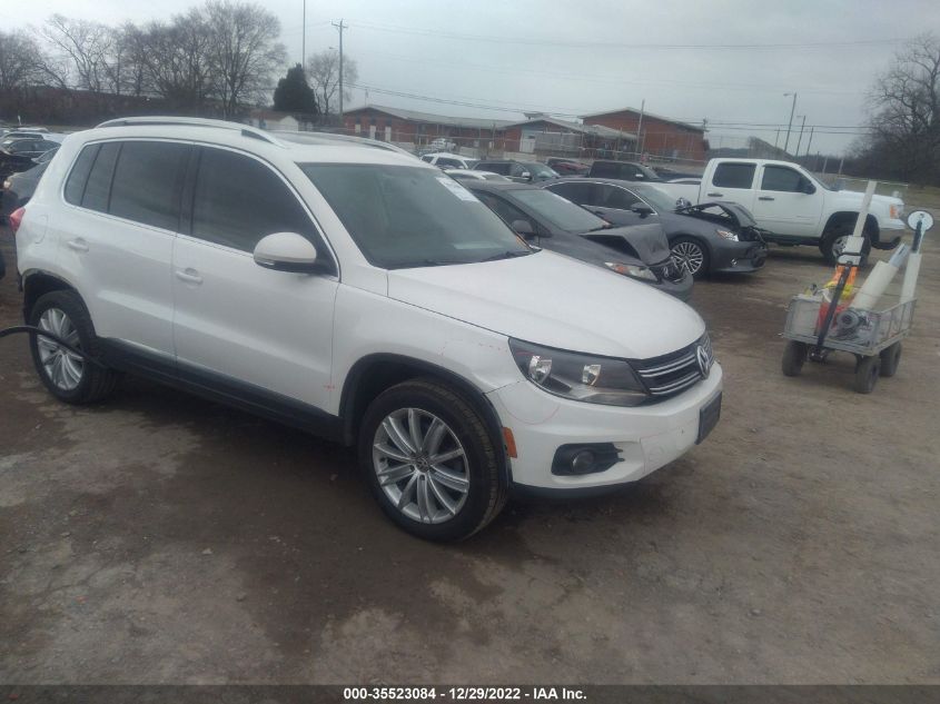 2013 Volkswagen Tiguan Se VIN: WVGBV3AX6DW562376 Lot: 35523084