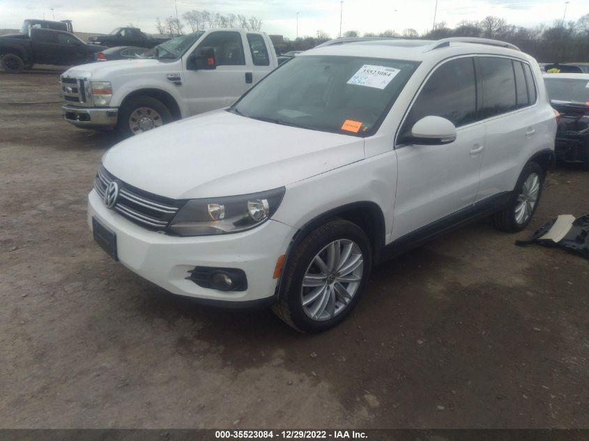 WVGBV3AX6DW562376 2013 Volkswagen Tiguan Se