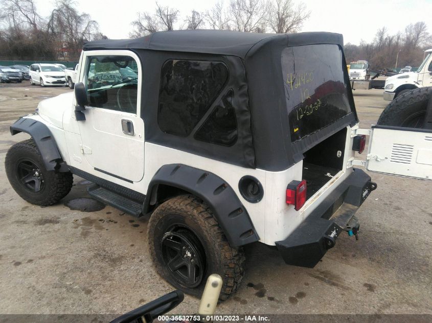 2003 Jeep Wrangler Se VIN: 1J4FA29143P374700 Lot: 35532753