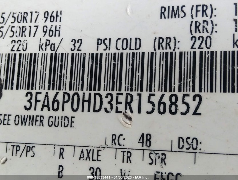 3FA6P0HD3ER156852