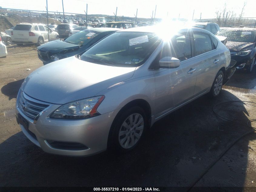 2015 Nissan Sentra S VIN: 3N1AB7AP8FY345443 Lot: 35537210