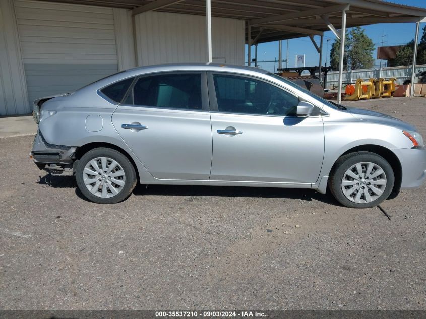 2015 Nissan Sentra S VIN: 3N1AB7AP8FY345443 Lot: 35537210