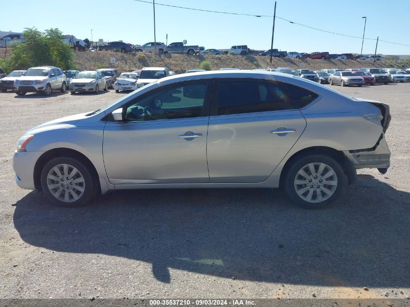 2015 Nissan Sentra S VIN: 3N1AB7AP8FY345443 Lot: 35537210