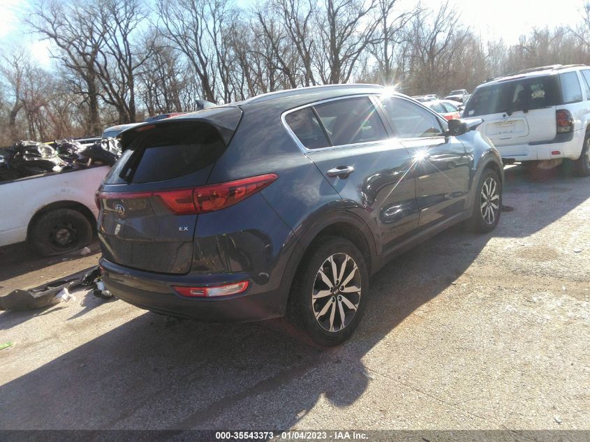 2017 Kia Sportage Ex VIN: KNDPNCACXH7071137 Lot: 35543373