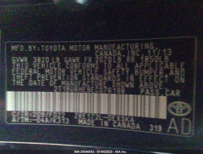 2T1BURHE9EC076198