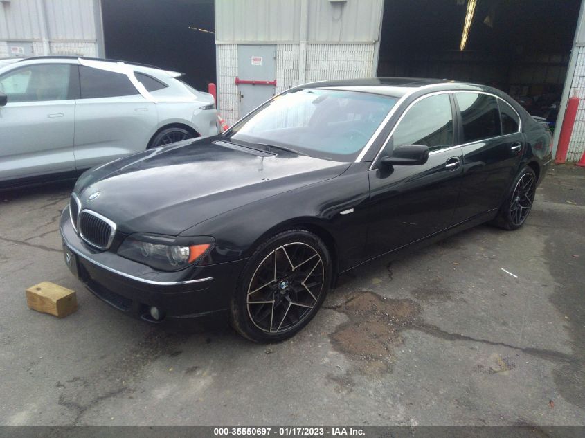 2006 BMW 750Li VIN: WBAHN83526DT64784 Lot: 35550697