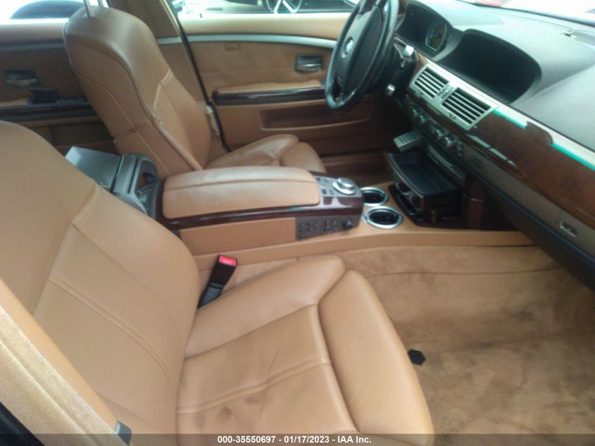 2006 BMW 750Li VIN: WBAHN83526DT64784 Lot: 35550697