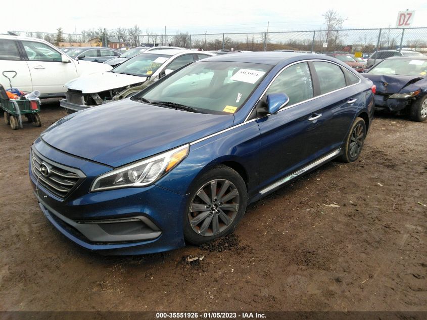 2016 Hyundai Sonata Sport VIN: 5NPE34AF1GH281875 Lot: 35551926