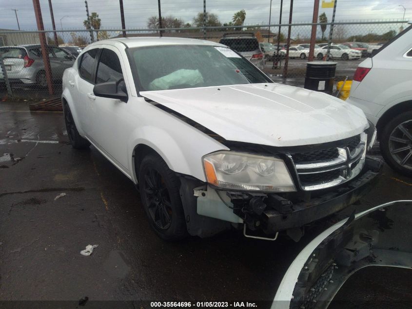 2014 Dodge Avenger Se VIN: 1C3CDZAB2EN196026 Lot: 35564696