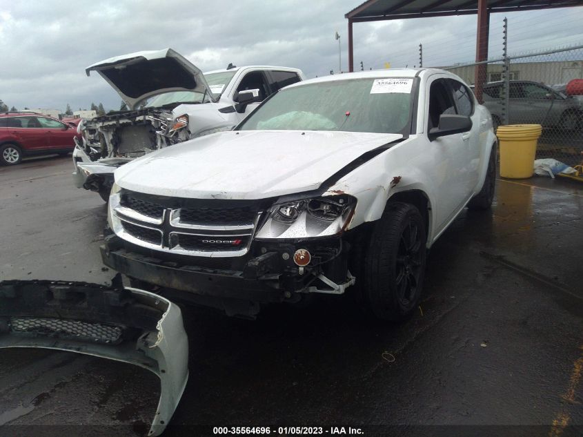 2014 Dodge Avenger Se VIN: 1C3CDZAB2EN196026 Lot: 35564696