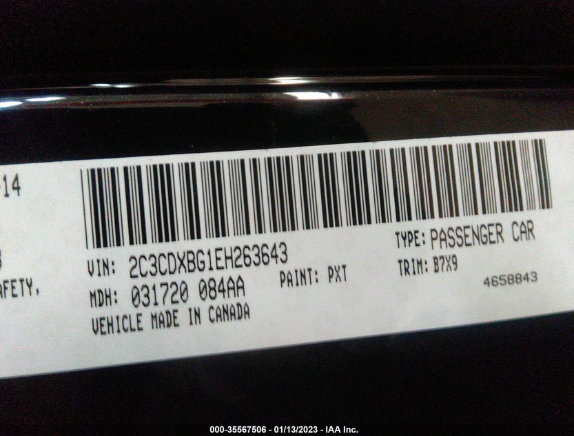 2C3CDXBG1EH263643