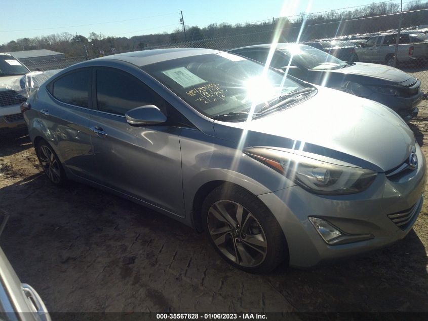 2015 Hyundai Elantra Limited VIN: 5NPDH4AE6FH554568 Lot: 35567828