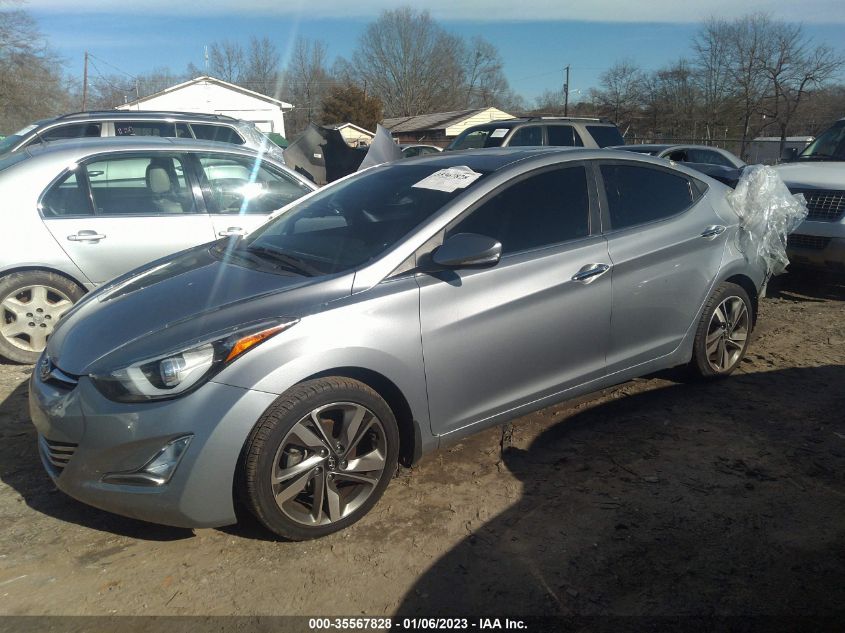 2015 Hyundai Elantra Limited VIN: 5NPDH4AE6FH554568 Lot: 35567828