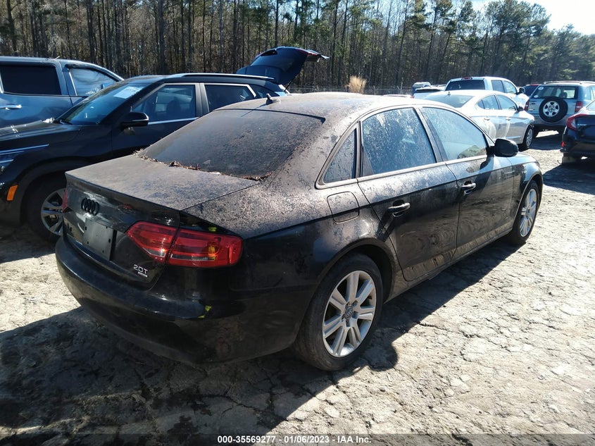 2011 AUDI A4 2.0T PREMIUM VIN: WAUBFAFL6BN006001