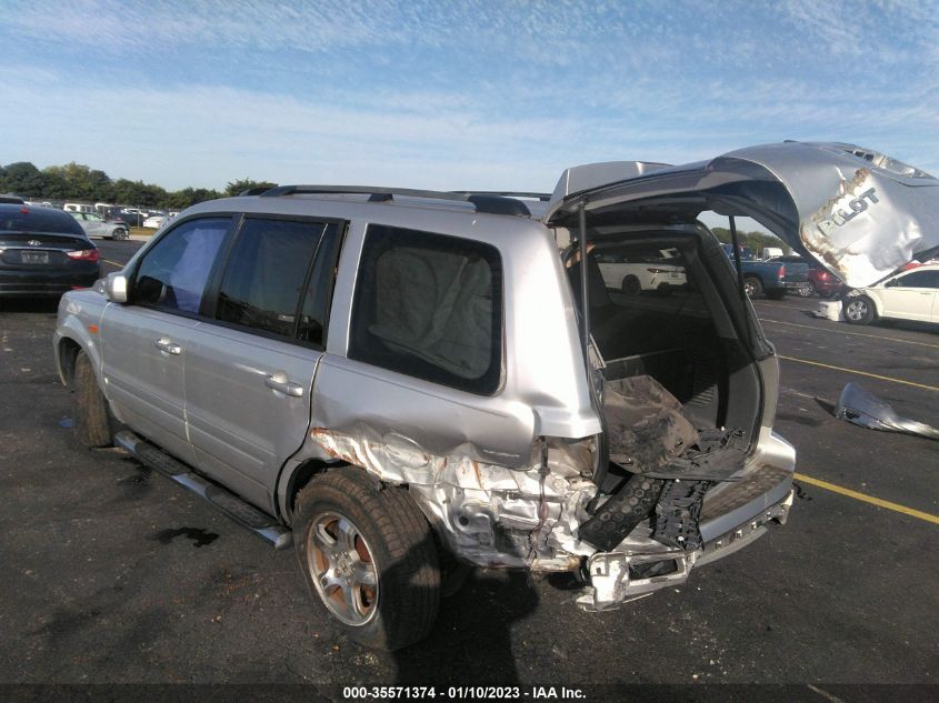 2007 Honda Pilot Ex-L VIN: 5FNYF28557B026232 Lot: 35571374