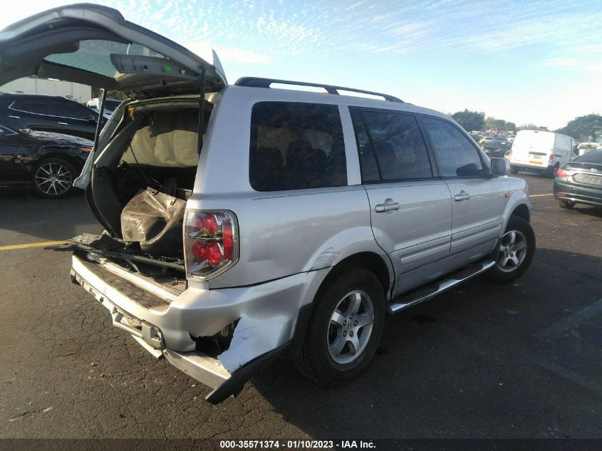 2007 Honda Pilot Ex-L VIN: 5FNYF28557B026232 Lot: 35571374