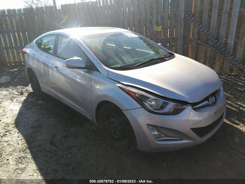 5NPDH4AE2GH676152 2016 Hyundai Elantra Value Edition