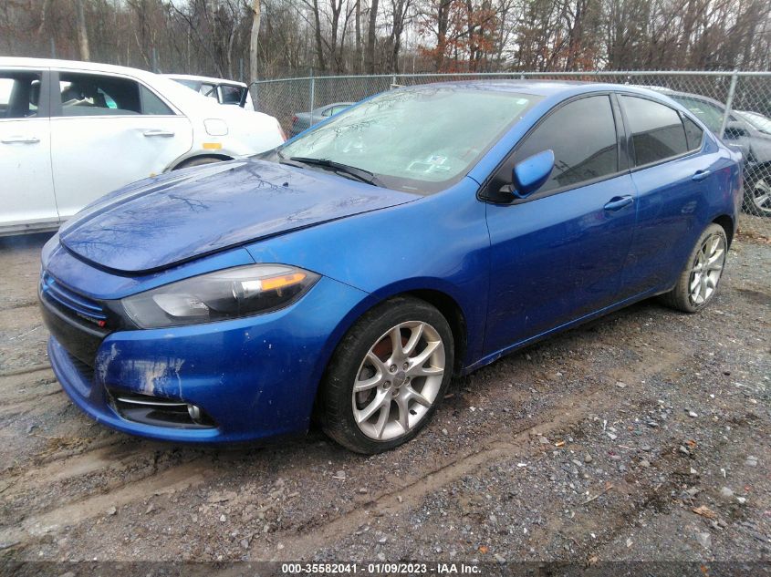 2013 Dodge Dart Sxt/Rallye VIN: 1C3CDFBH6DD147496 Lot: 35582041