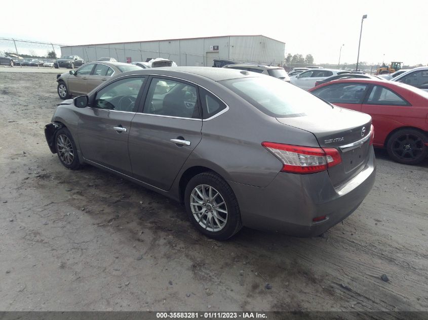 2015 Nissan Sentra Sv VIN: 3N1AB7AP2FY308517 Lot: 35583281