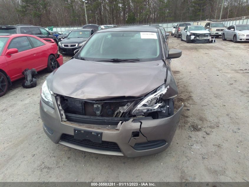 2015 Nissan Sentra Sv VIN: 3N1AB7AP2FY308517 Lot: 35583281