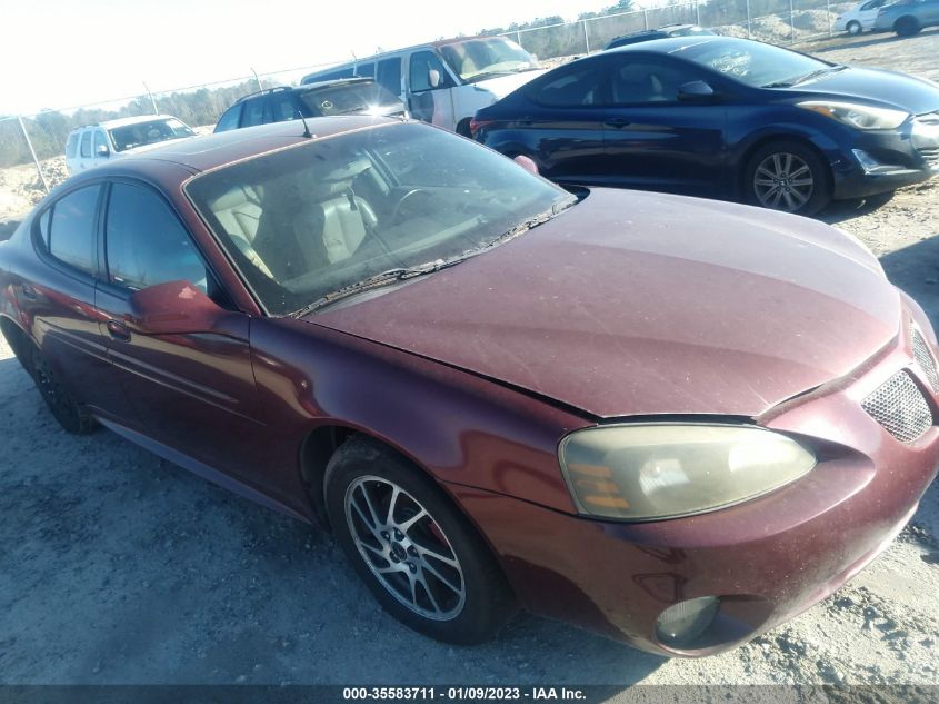 2004 Pontiac Grand Prix Gtp VIN: 2G2WR524341230885 Lot: 43150992