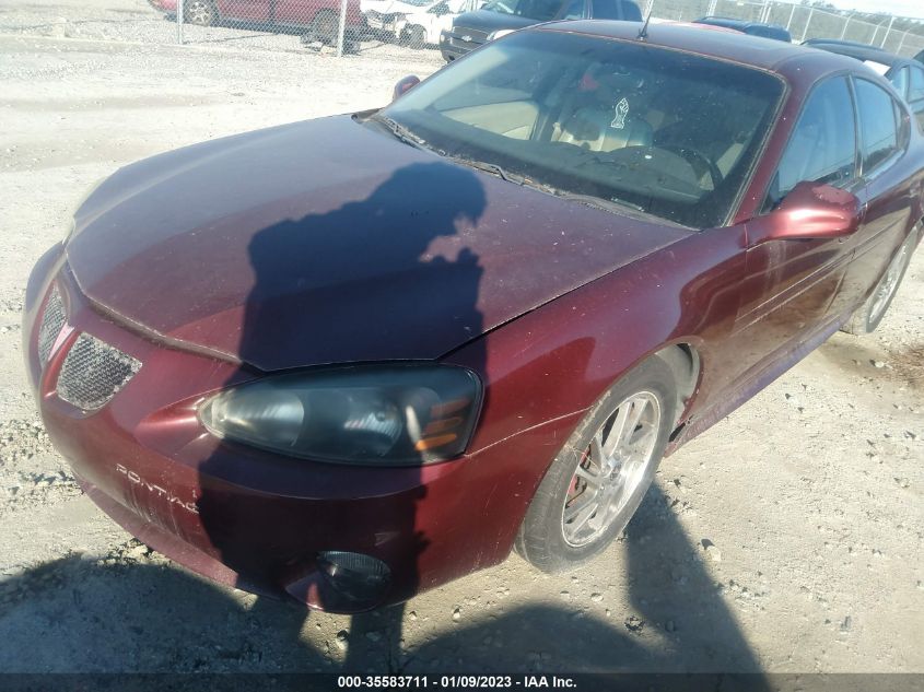 2004 Pontiac Grand Prix Gtp VIN: 2G2WR524341230885 Lot: 43150992