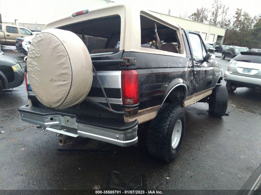 1996 Ford Bronco U100 VIN: 1FMEU15H9TLA29431 Lot: 35585701