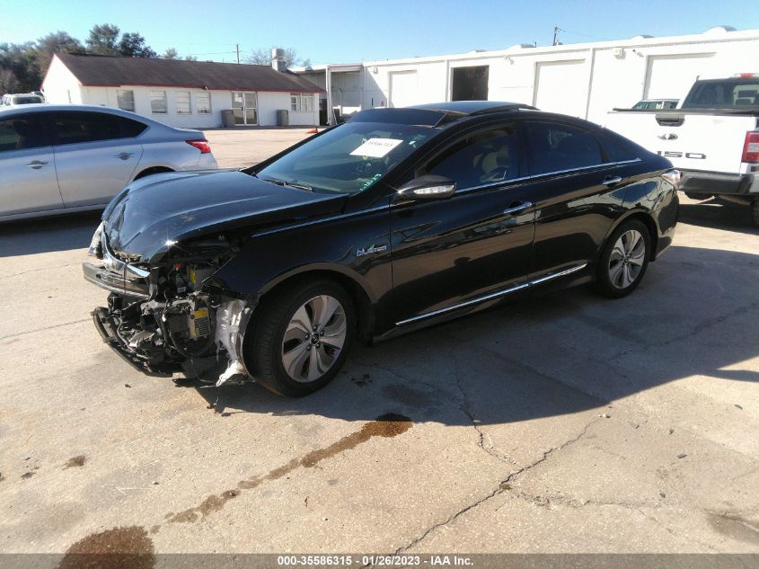 2015 Hyundai Sonata Hybrid Limited VIN: KMHEC4A45FA119358 Lot: 35586315