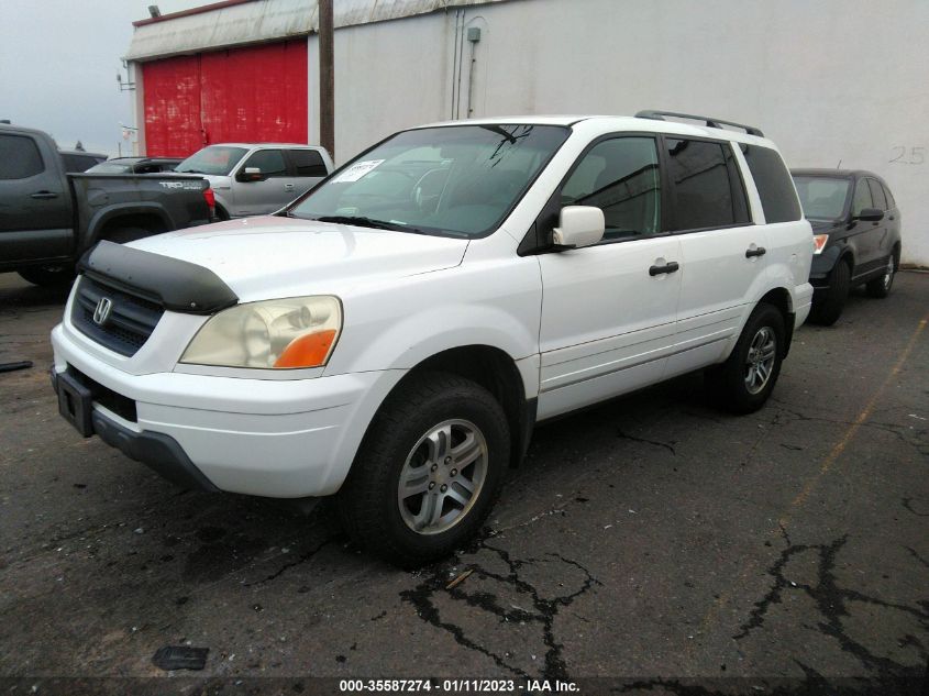 2003 Honda Pilot Ex-L VIN: 2HKYF18543H618517 Lot: 35587274