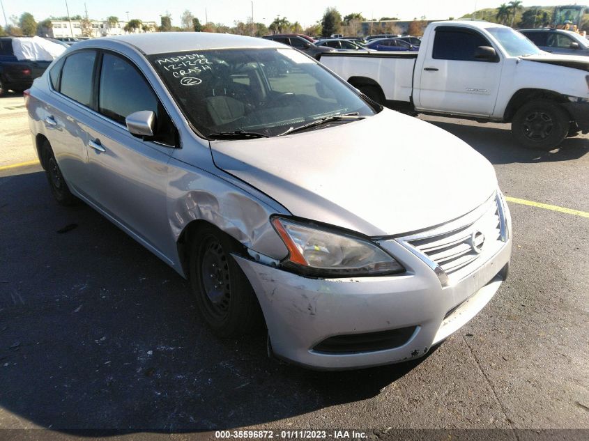 3N1AB7AP1FY319637 2015 Nissan Sentra Sv