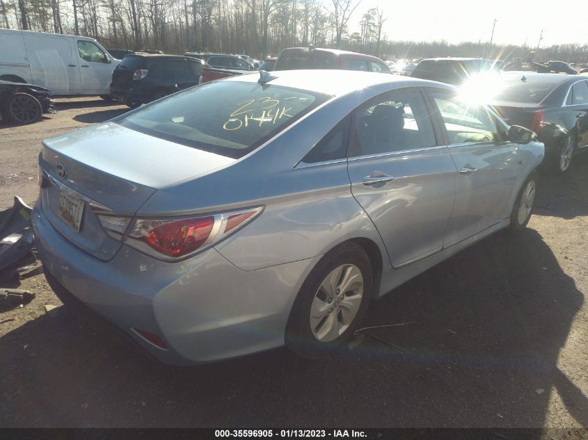 2013 Hyundai Sonata Hybrid VIN: KMHEC4A4XDA065200 Lot: 35596905