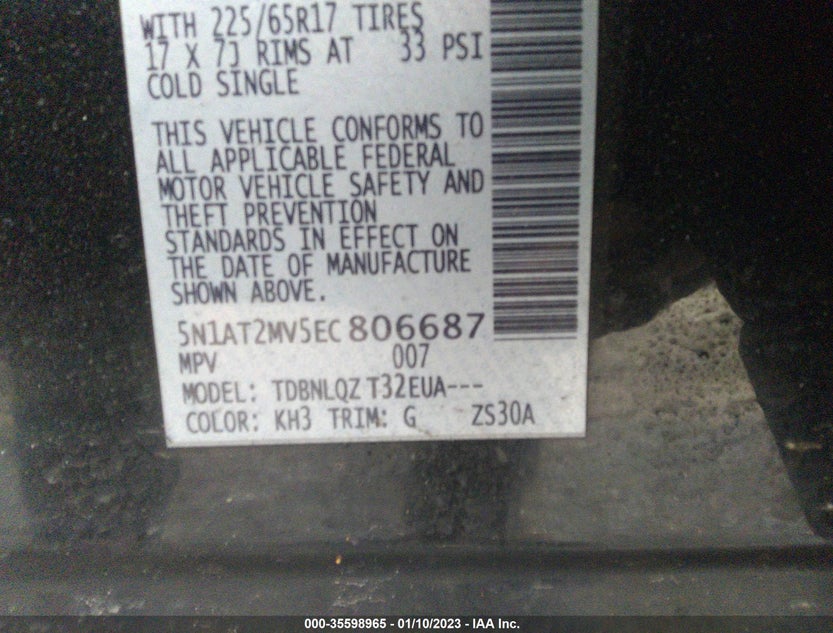 5N1AT2MV5EC806687