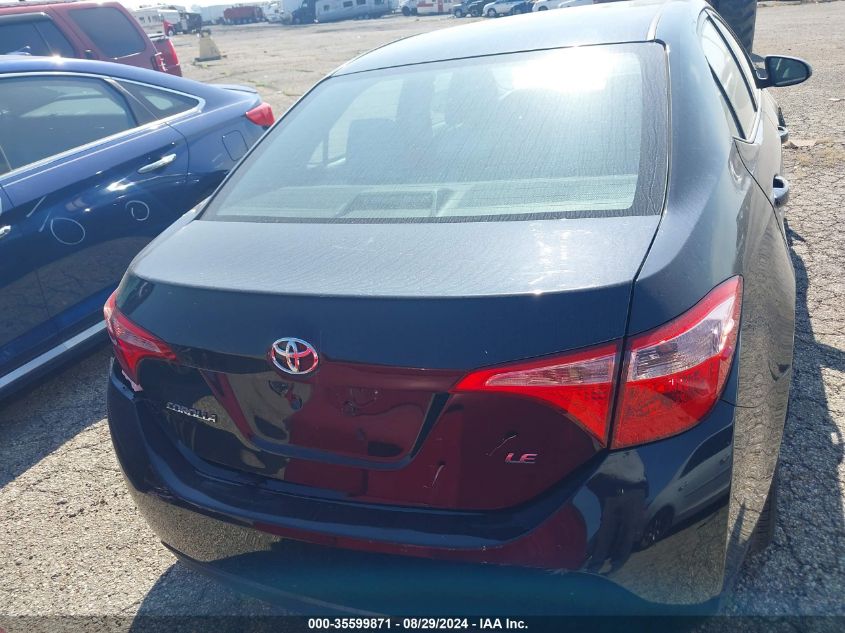 2019 Toyota Corolla Le VIN: 2T1BURHE1KC192006 Lot: 35599871